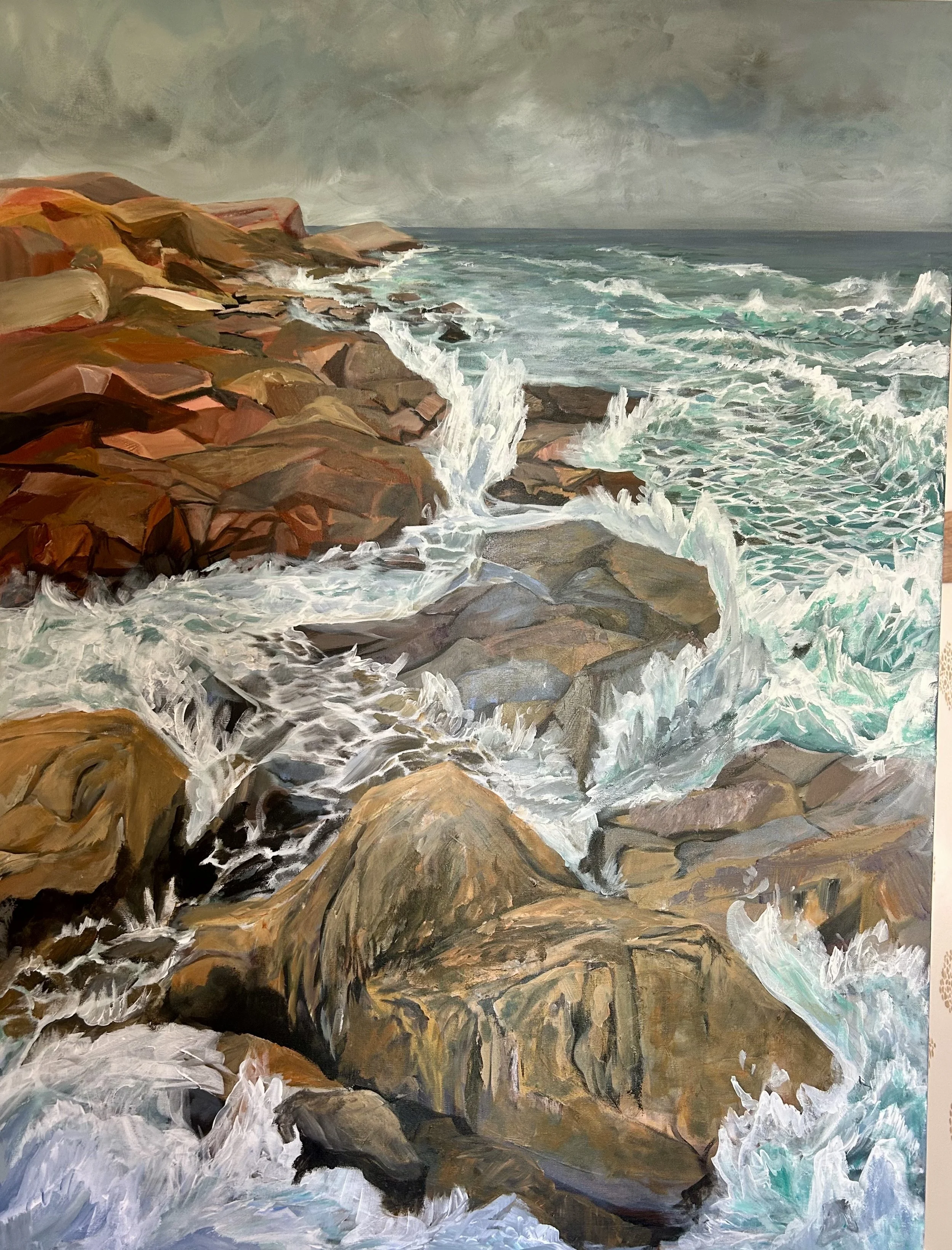 "Deepest Breath" - 2026 - (36x48) - Eastern Point, Gloucester 