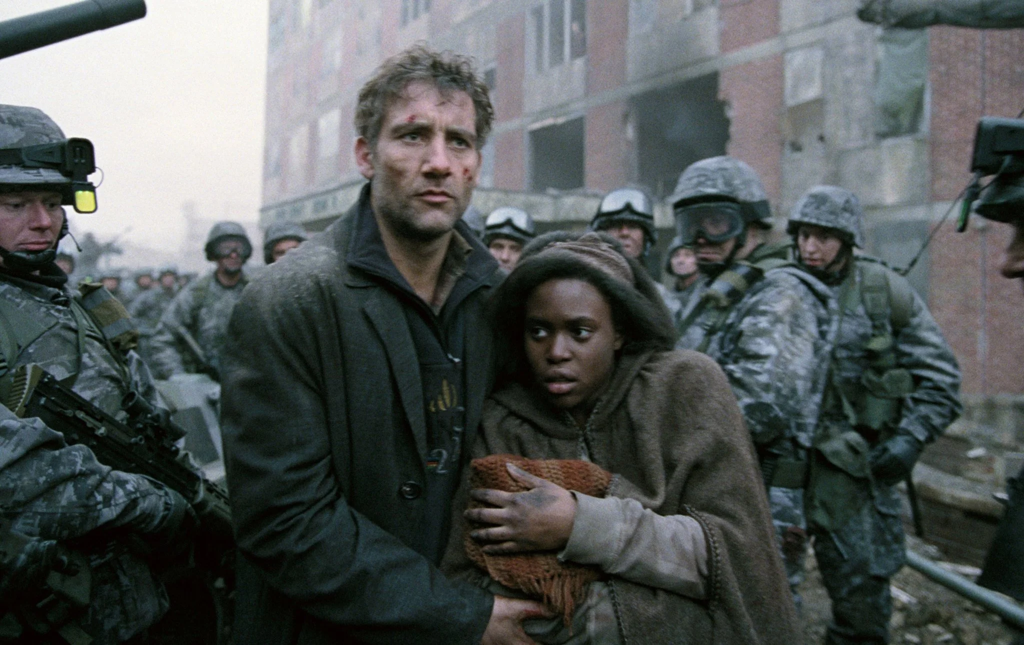 A scene from Children of Men