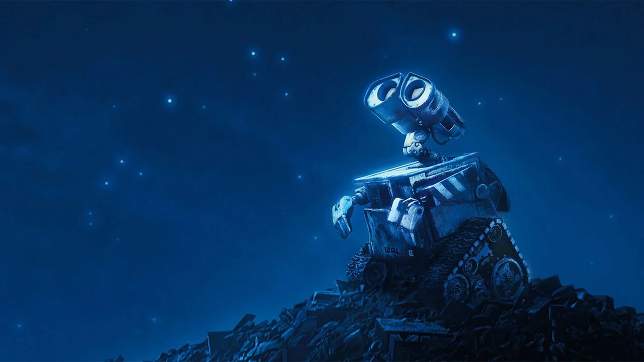 WALL•E ponders the stars