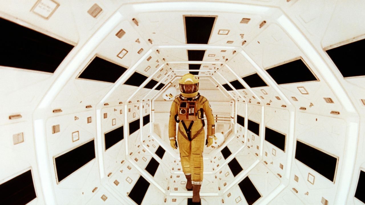 A scene from "2001: A Space Odyssey"