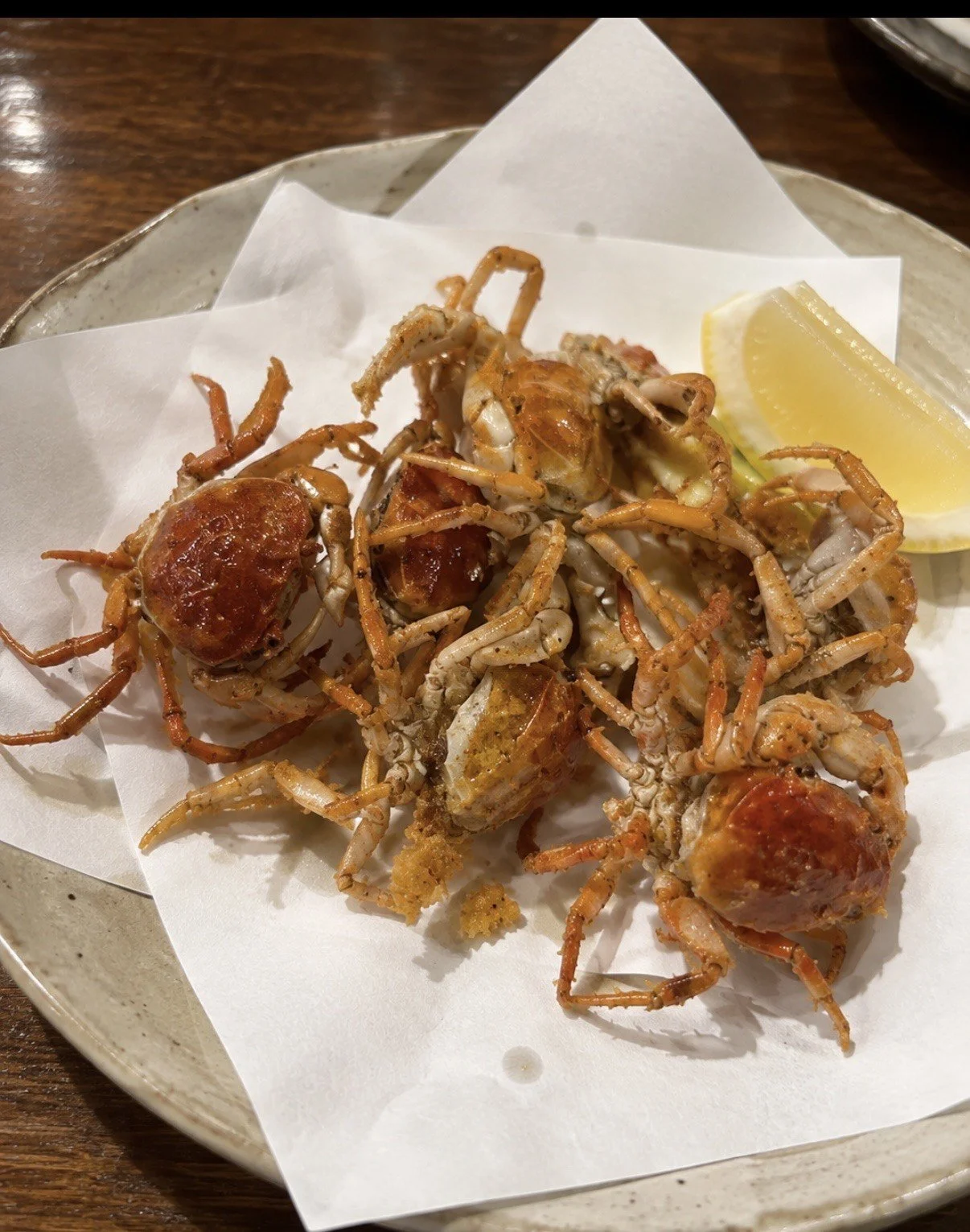 Fried Stream Crabs!