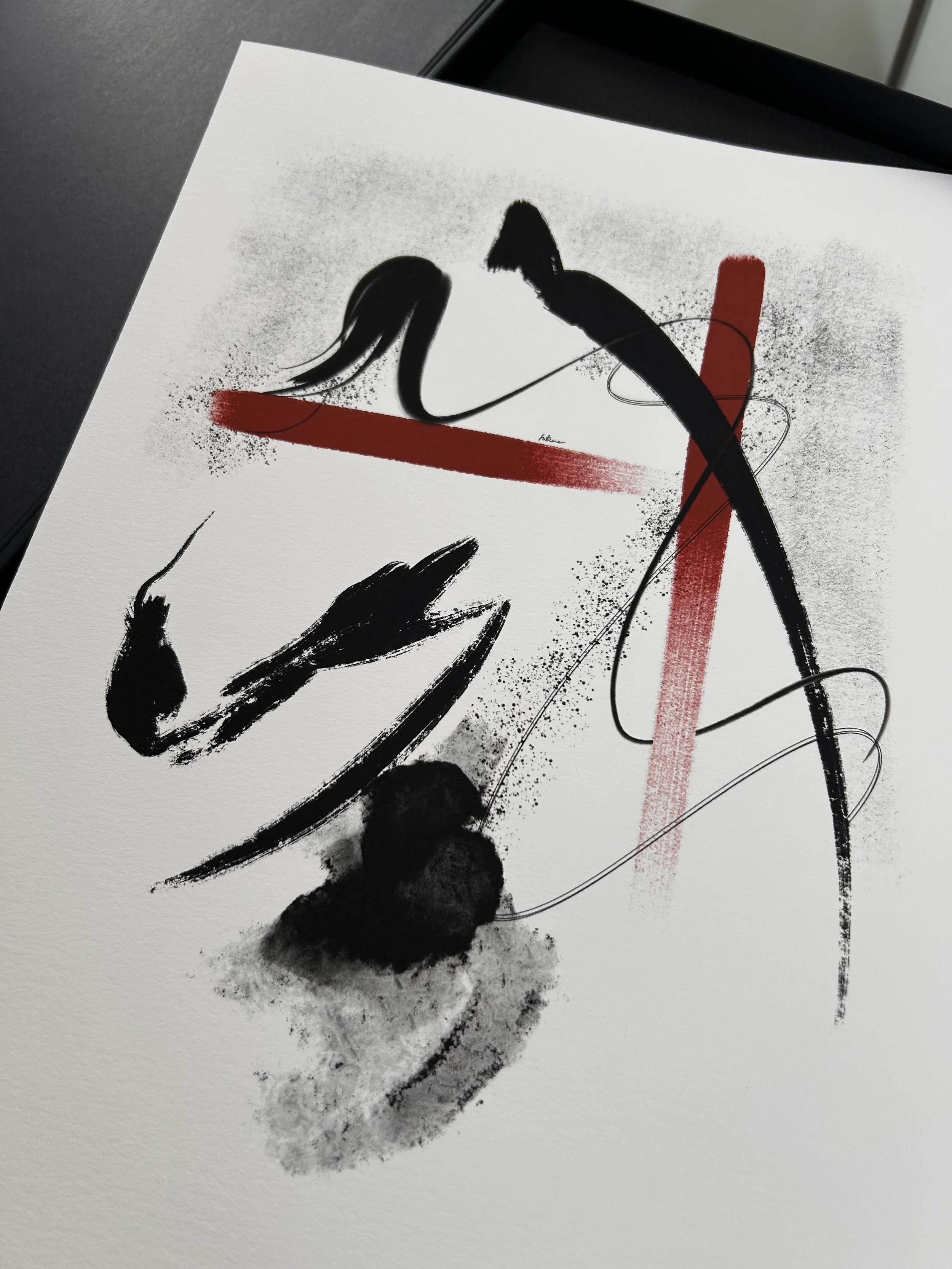 Like A Wild Black Horse - Limited Edition Print