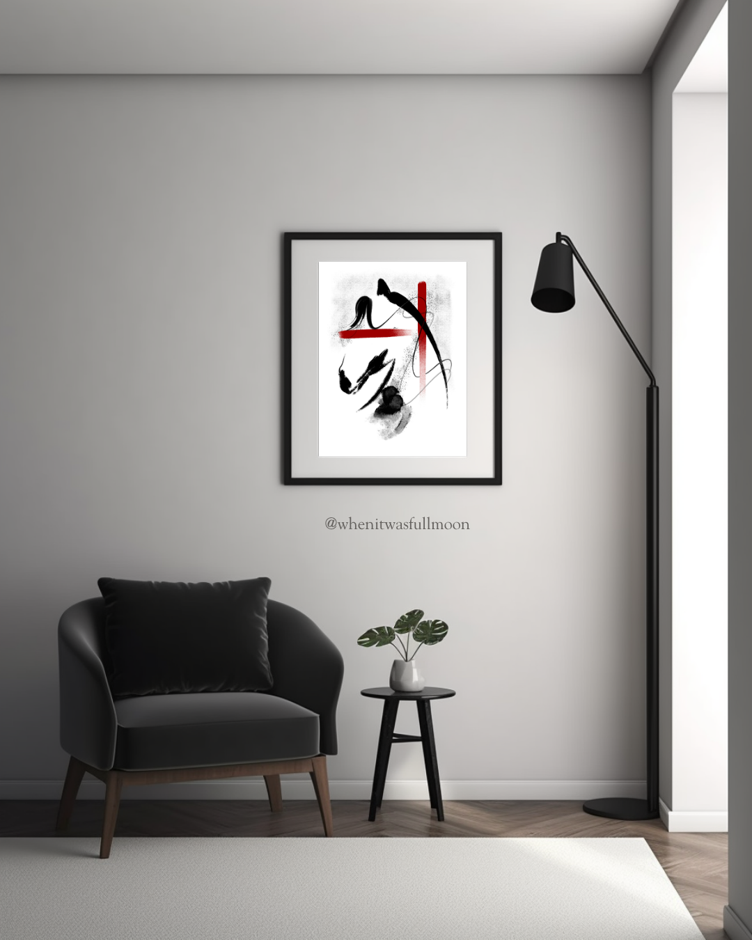 Black and Gray Minimalist Photo Frame Mockup Instagram Post.png