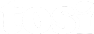 Image of the word 'tosh' in white outline on a transparent background.