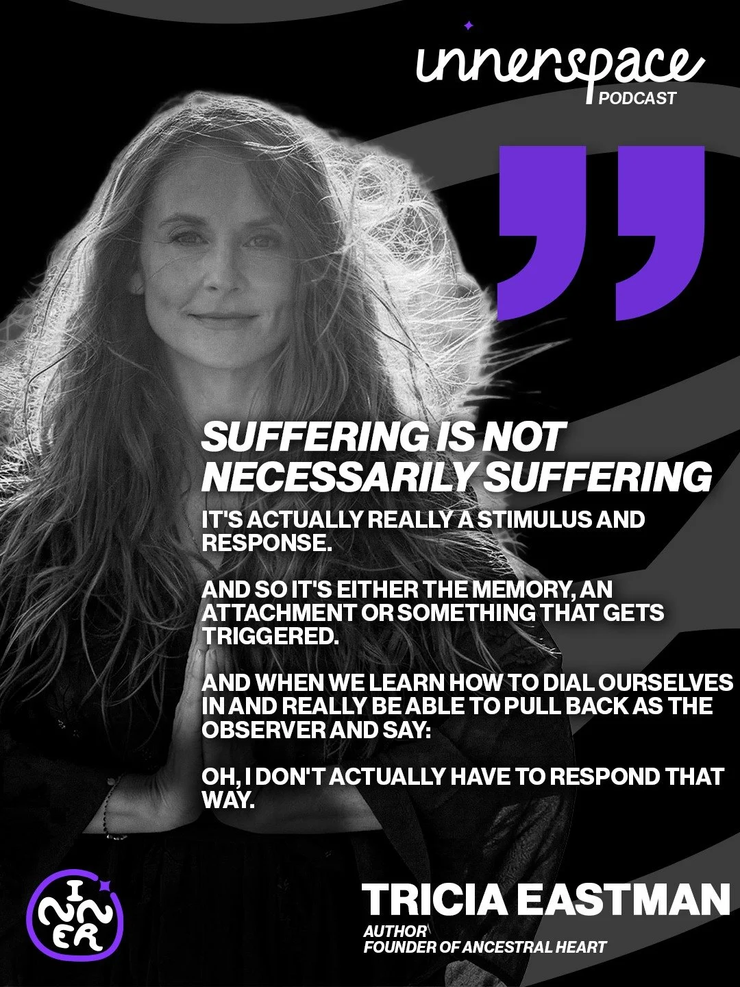 What if your suffering is just a triggered memory? In this episode of Innerspace, @psychedelicjourneys breaks down the ancient view of pain and how to become the observer of your own mind.

"Suffering is not necessarily suffering. It's actually 