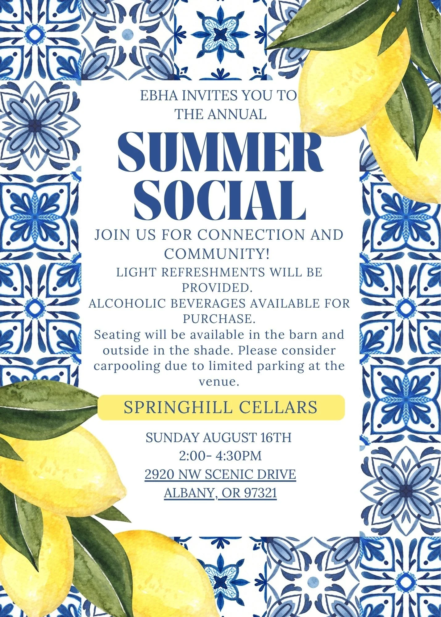 *Non-Member Registration - Summer Social 2026-   $10