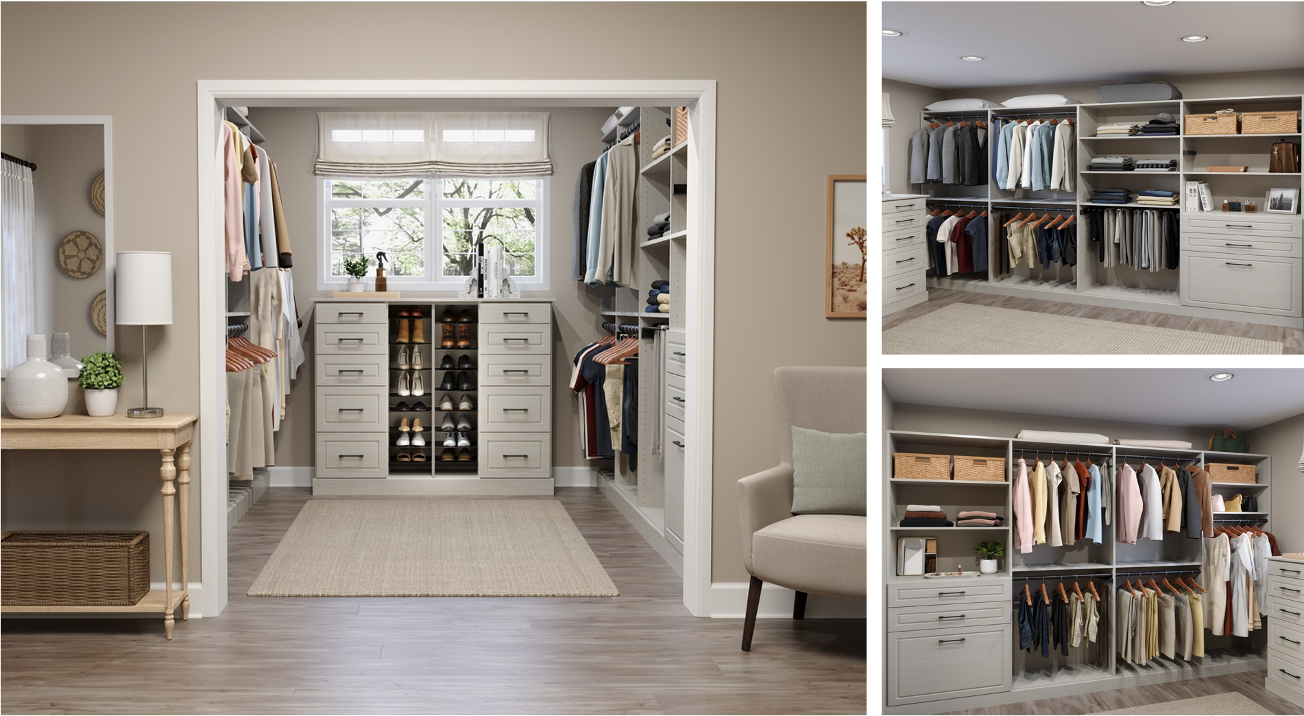 Style: Walk-In      |

Color: White River      |

Hardware Color: Matte Black