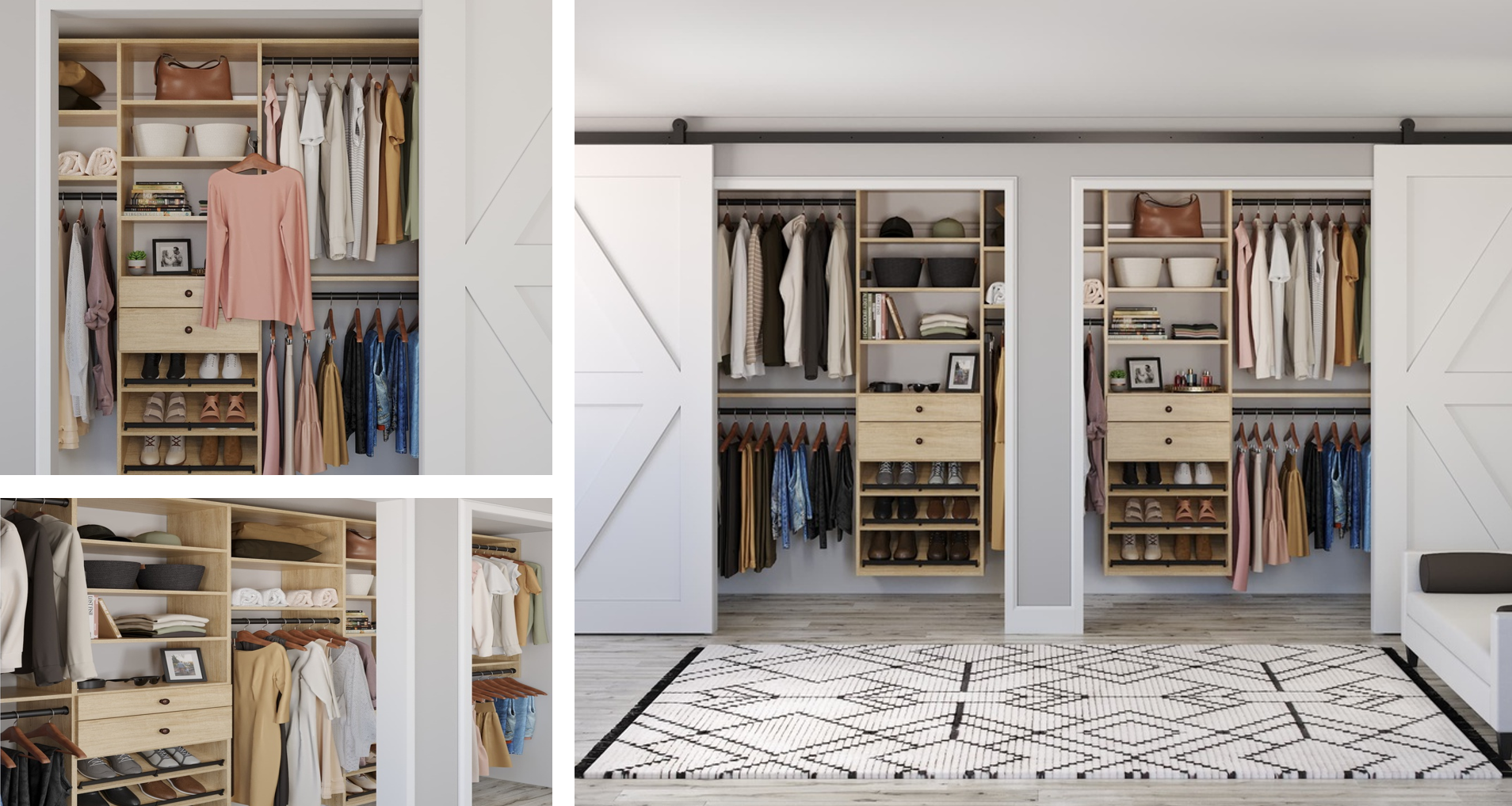 Style: Reach-In        |                                                        Color: Beach        |                                                                       Hardware Color: Matte Black