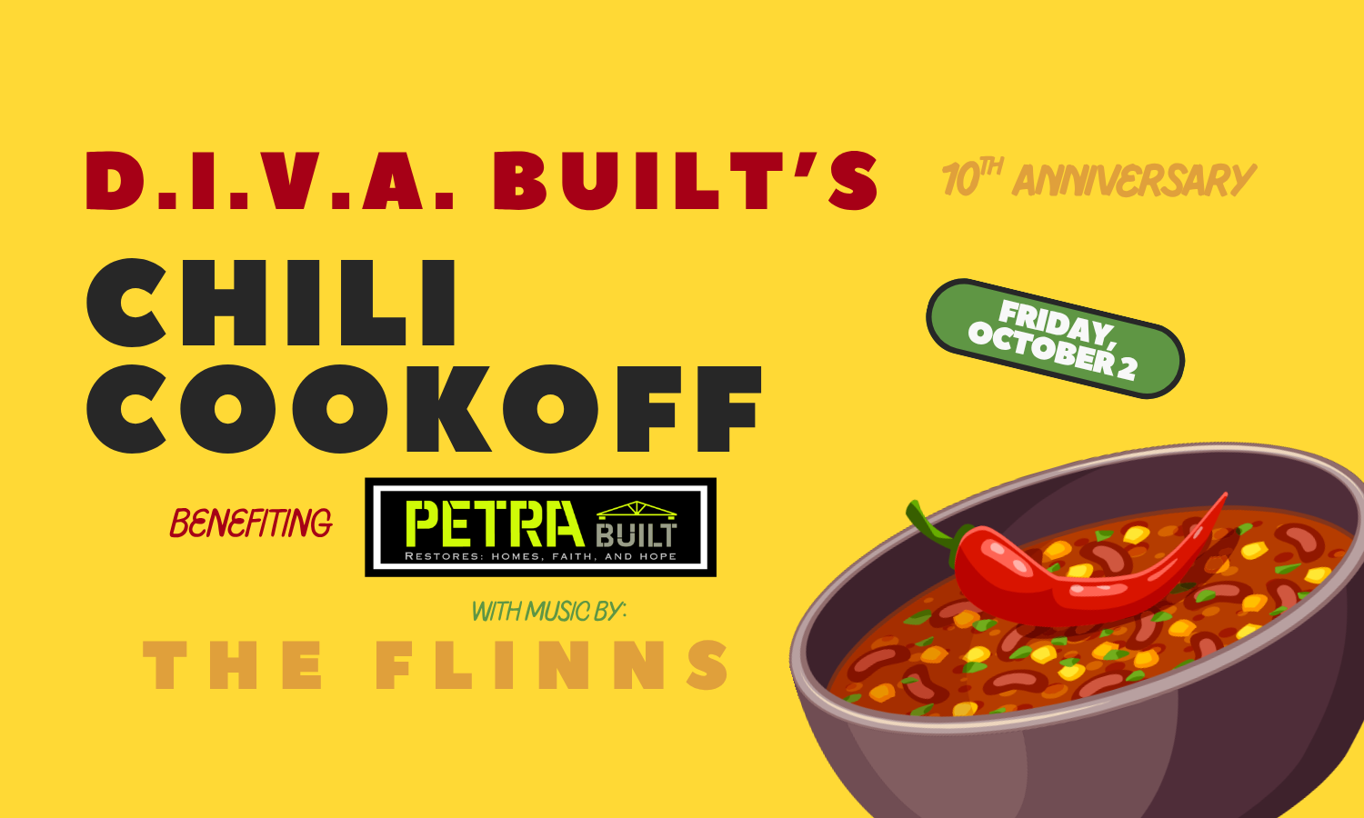 D.I.V.A. Built's 10th Anniversary Chili Cook Off