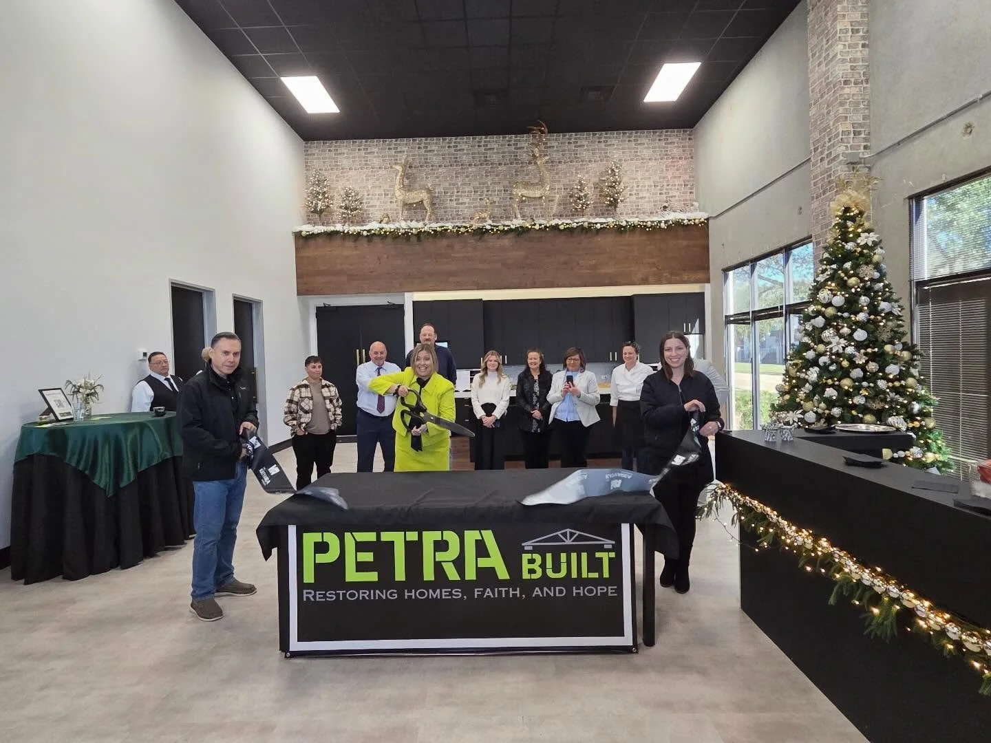 We are so thankful for our team and @katyareachamber for a successful ribbon cutting to start the year off. #PETRABuilt #nonprofitorganization #ribboncutting #katytx