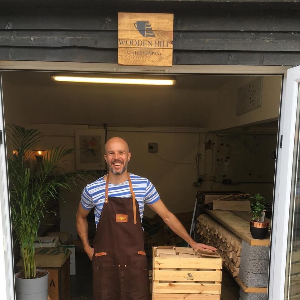Robin Sibley at Woodhill Coffee Roasters