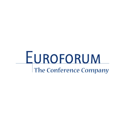 Logo von Euroforum mit dem Text "Euroforum - The Conference Company"
