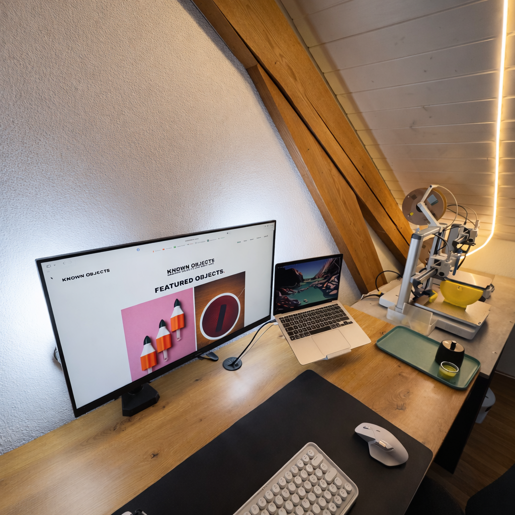 Known Objects studio workspace