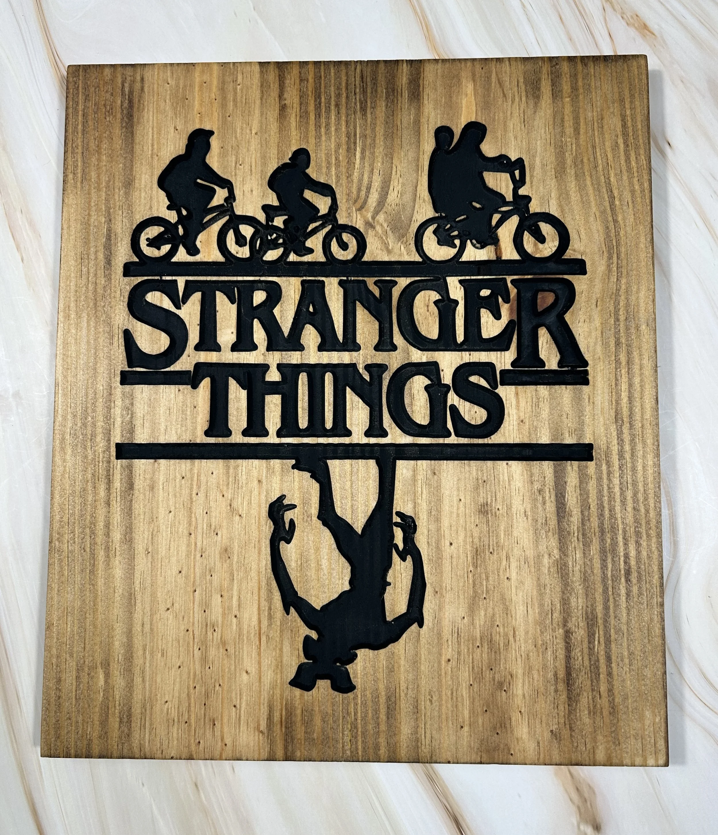 Stranger Things Wood Sign