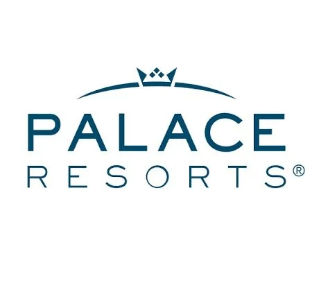 Palace Resorts logo with a crown above the word 'PALACE' and 'RESORTS' written underneath.