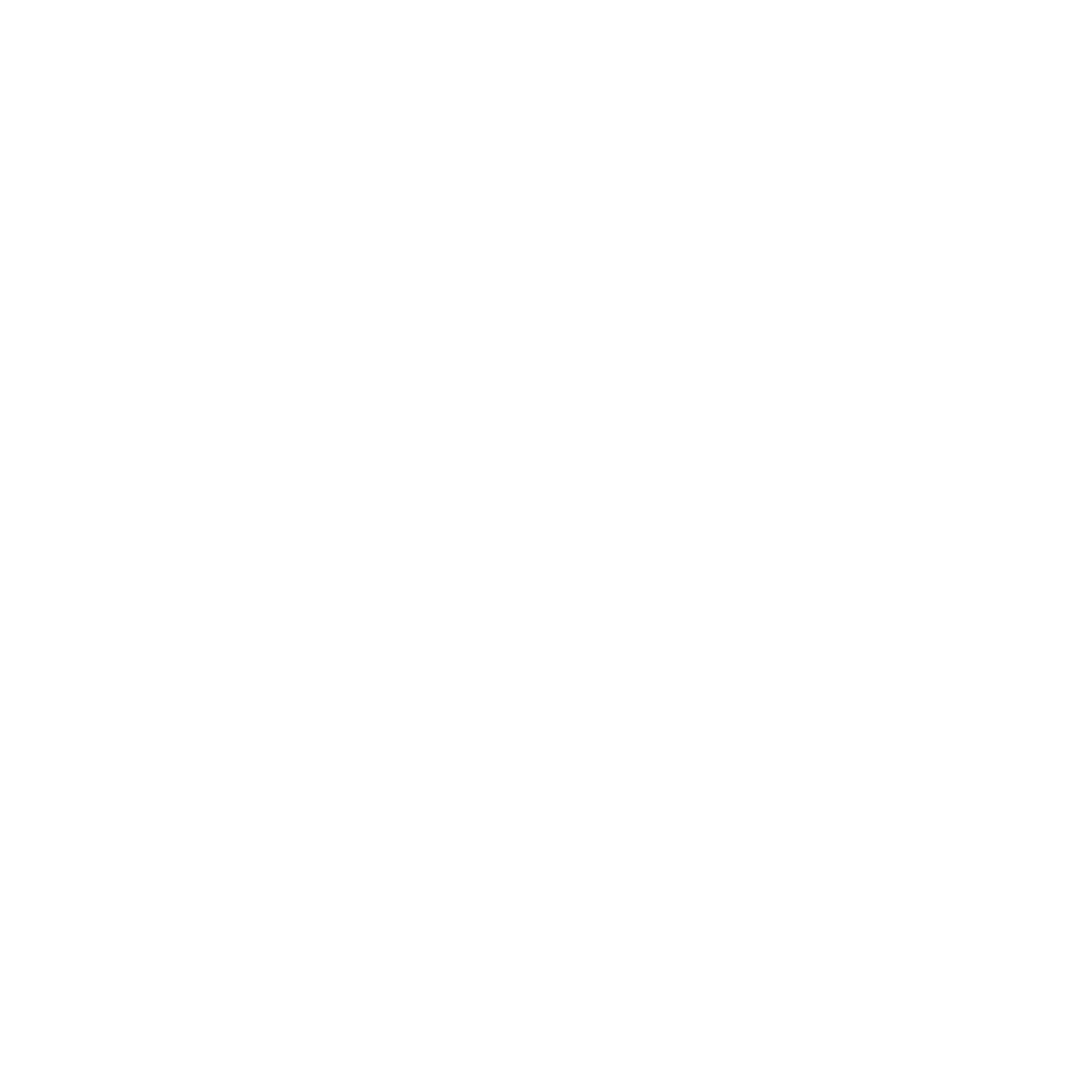 White outline of a vintage armchair on a black background.