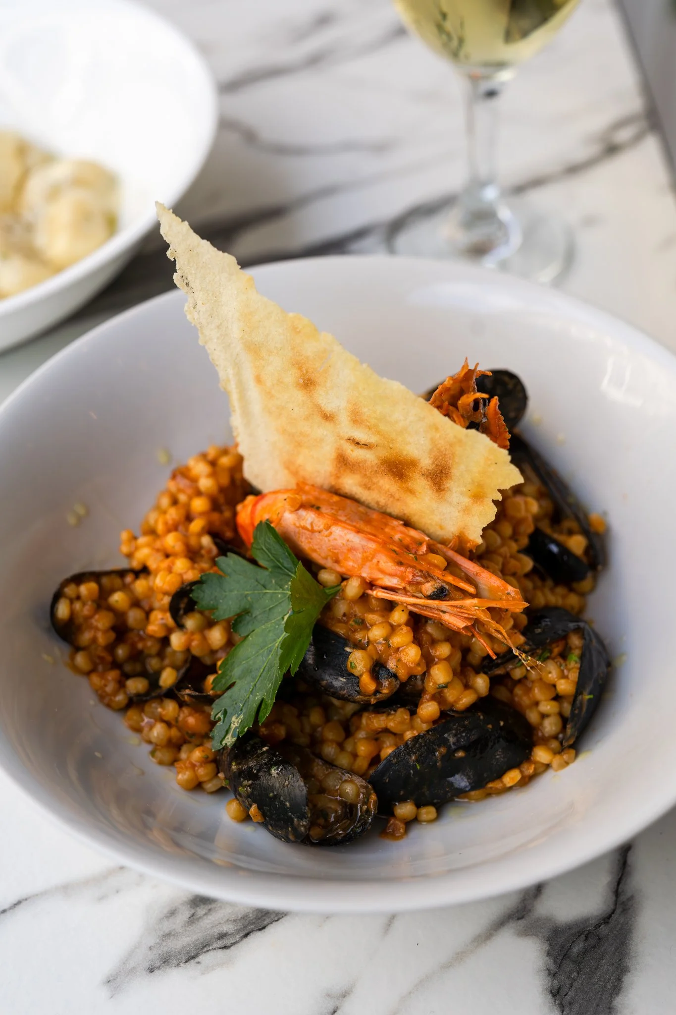 seafood fregula
