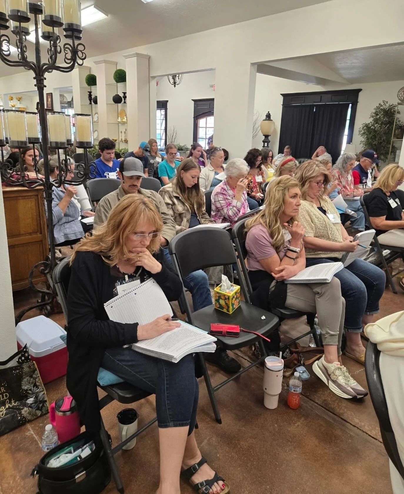 What a weekend.
People came from Texas, Colorado, Kansas, Arkansas, and Missouri , and what they came for was the same thing. To lay down what&rsquo;s been weighing them down and walk out lighter than they walked in.
Four days of teaching, real meals