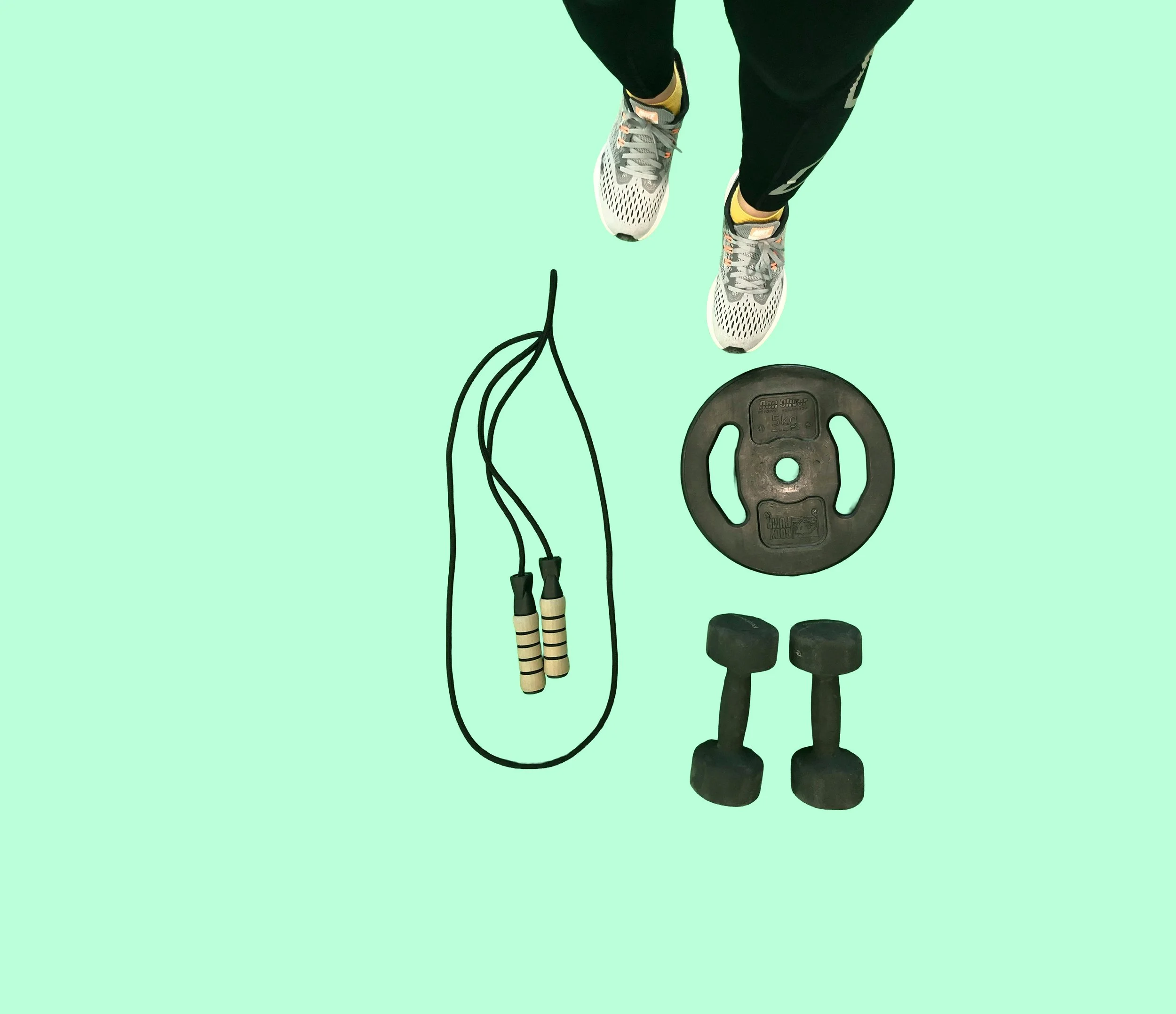 Outdoor exercise and training equipment.