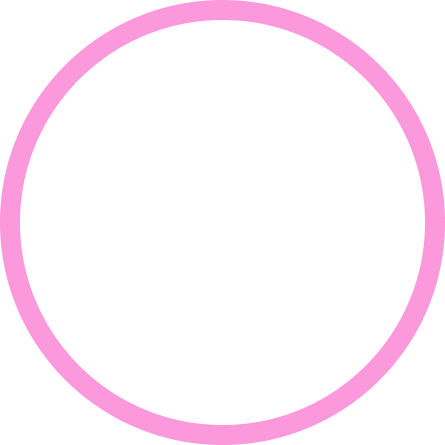 Bright pink ellipse shape.