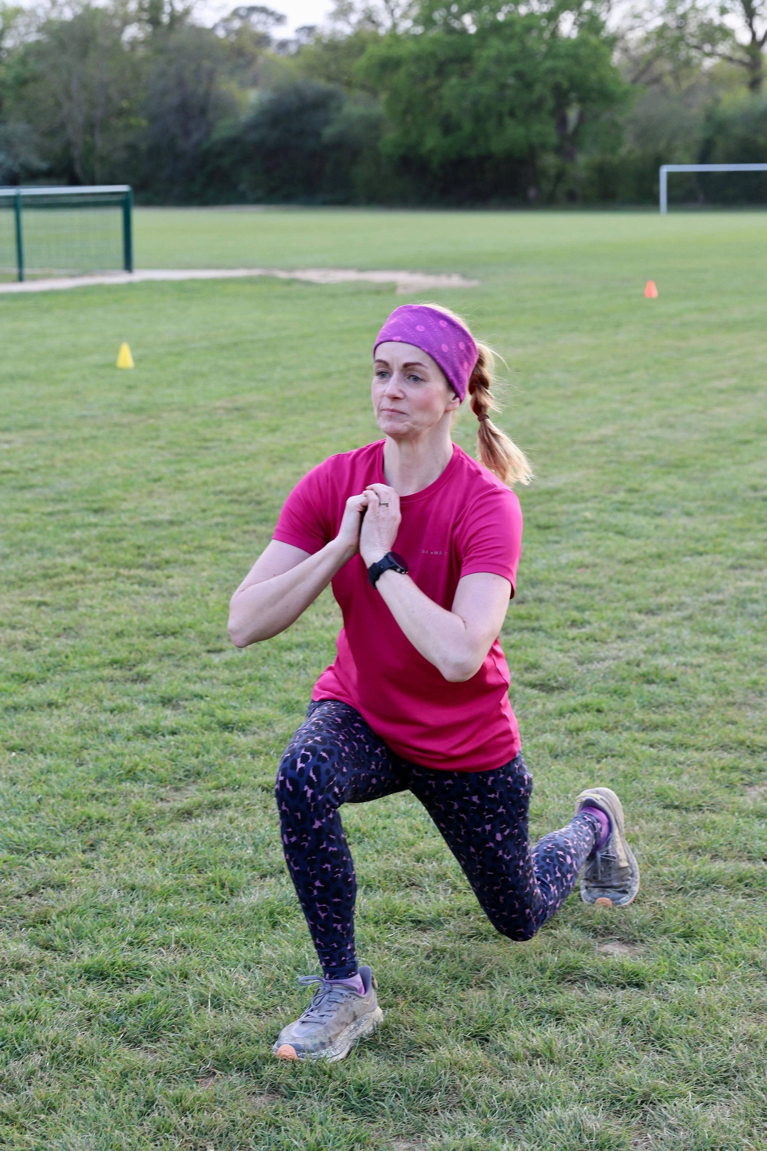 Female undertaking exercises.