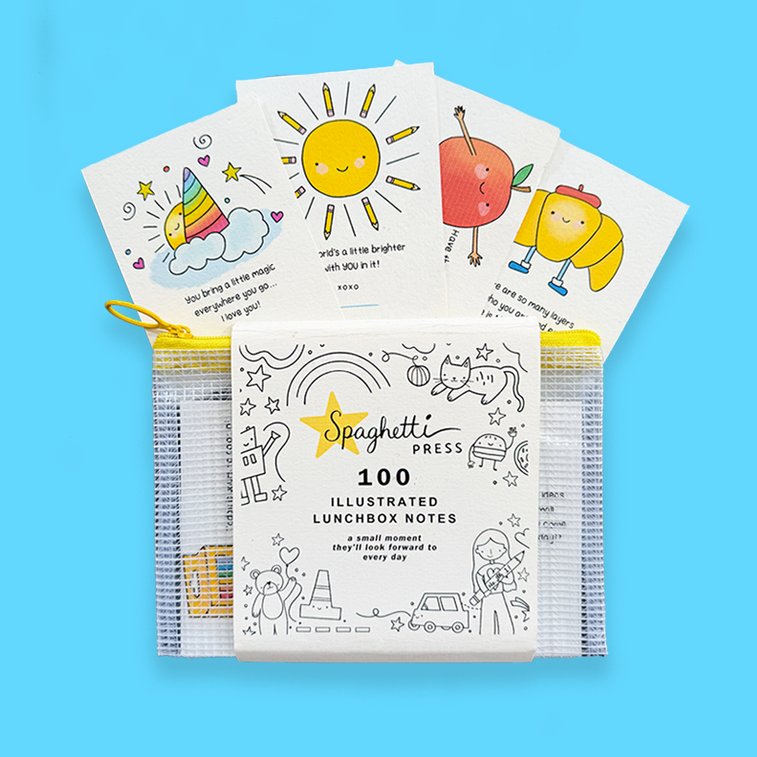 100 Illustrated Lunchbox Notes — The Everyday Pack