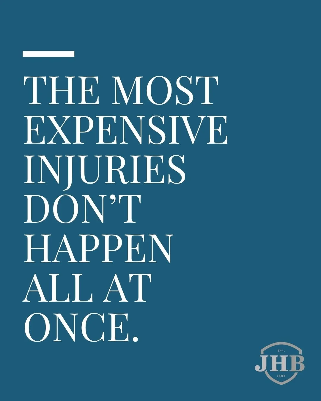 The injuries you don&rsquo;t see coming&hellip; but cost the most ⚠️

Cumulative trauma injuries are one of the biggest hidden drivers of workers&rsquo; compensation claims&mdash;building slowly over time from repetitive motion, strain, and everyday 