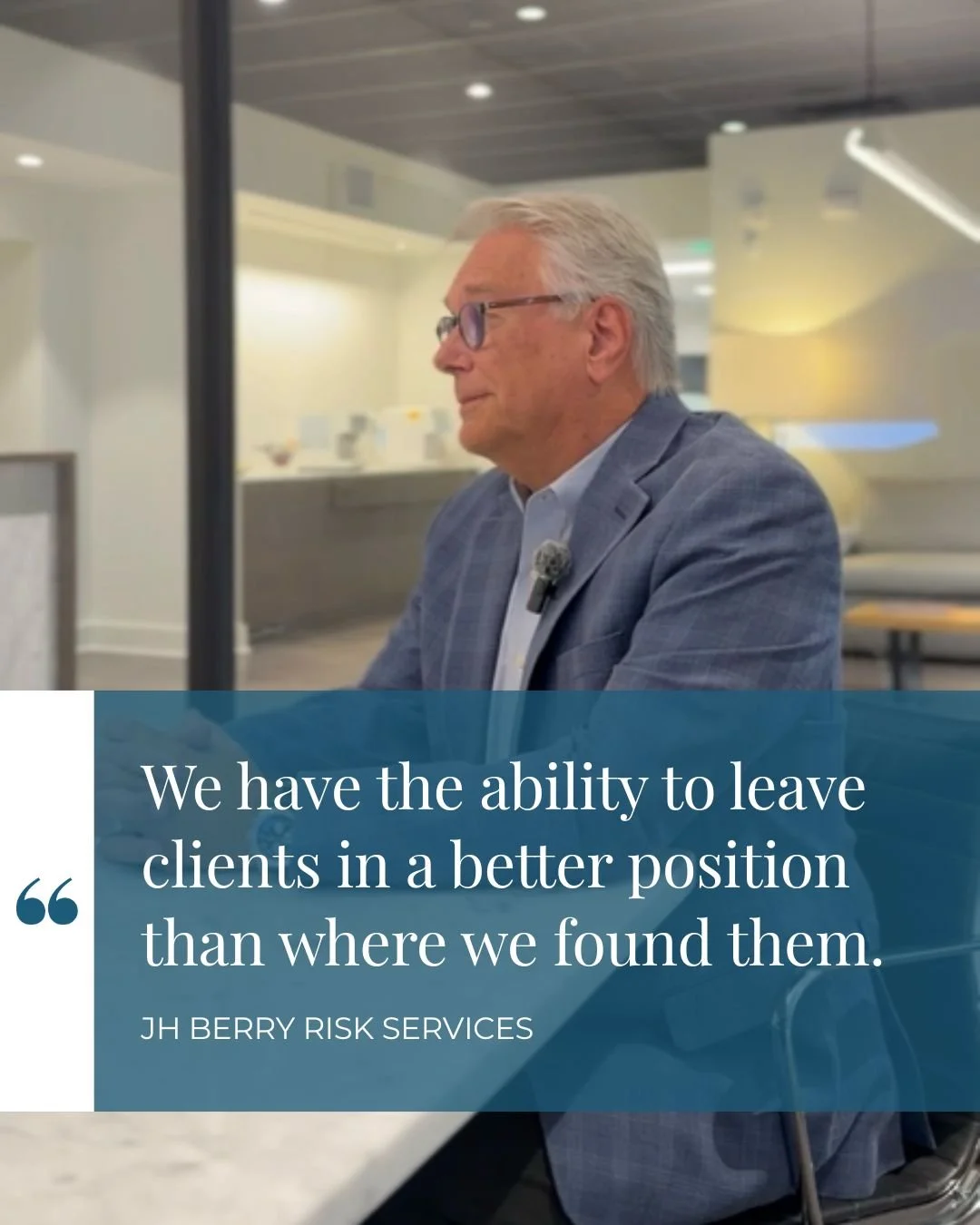 &ldquo;We have the ability to leave clients in a better position than where we found them.&rdquo;

That&rsquo;s what it&rsquo;s all about.

Not just coverage&mdash;but clarity, strategy, and real results.

#InsuranceStrategy #ValueDriven #ClientSucce