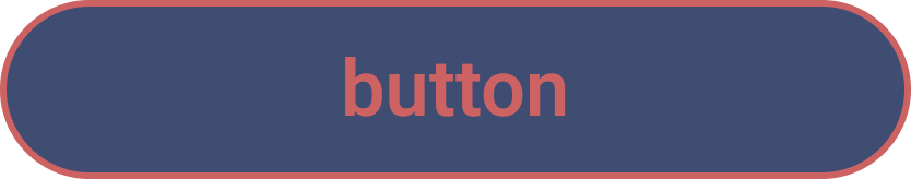 A rounded rectangular button with a dark blue background and pink border, containing the word 'button' in pink text.