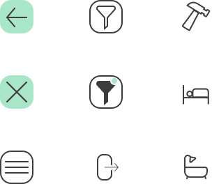 A user interface menu with icons for navigation, lighting, tools, exit, fog, and other functions.