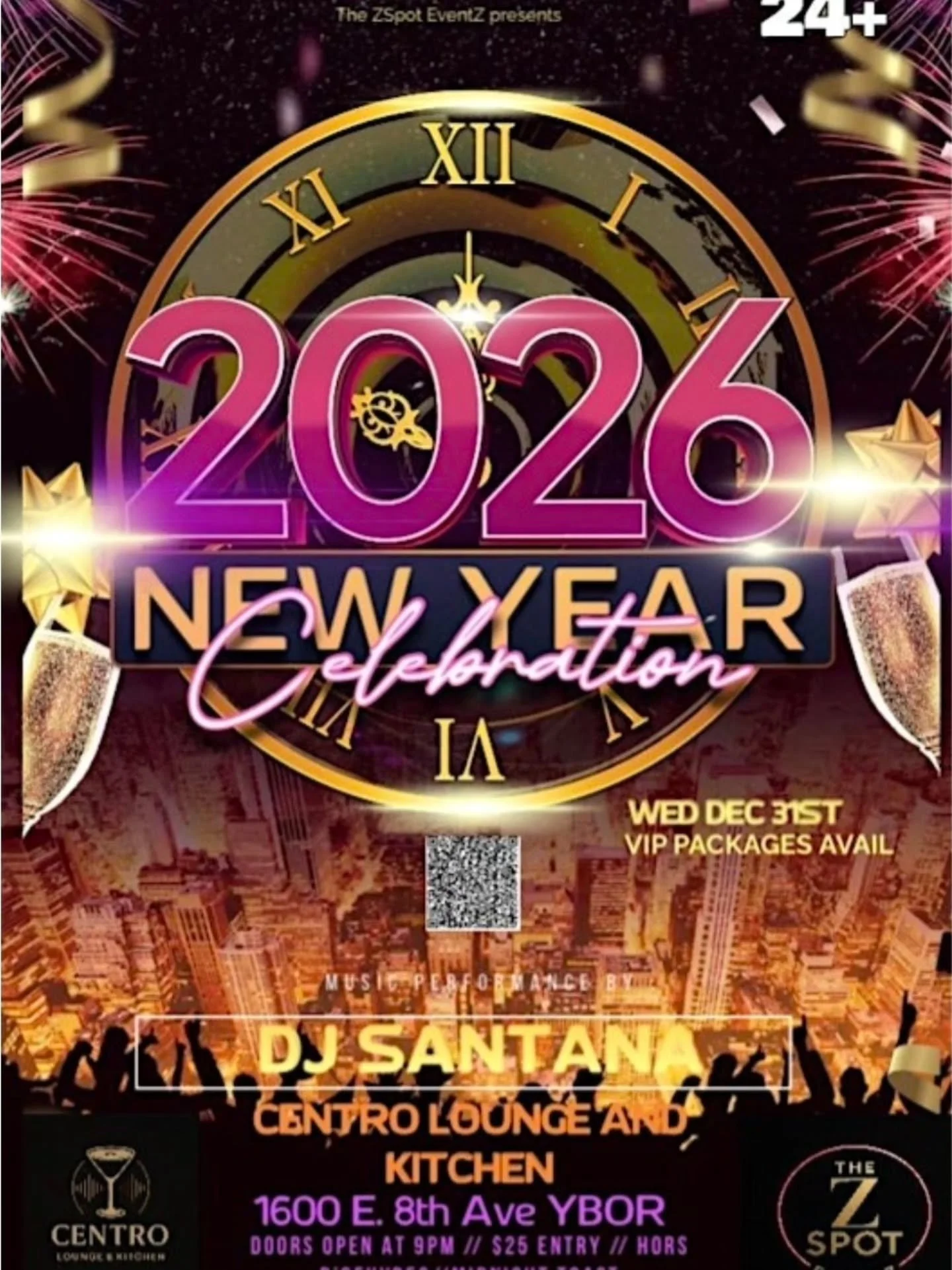 If you have no plans for tomorrow night, Ill be celebrating 80s/90s style at @centroloungeandkitchen in Ybor with @djsantana. 

Wanna come ring in New Year's with me?! Use the code hustle on Eventbrite and get 20% off your ticket! Link in the comment
