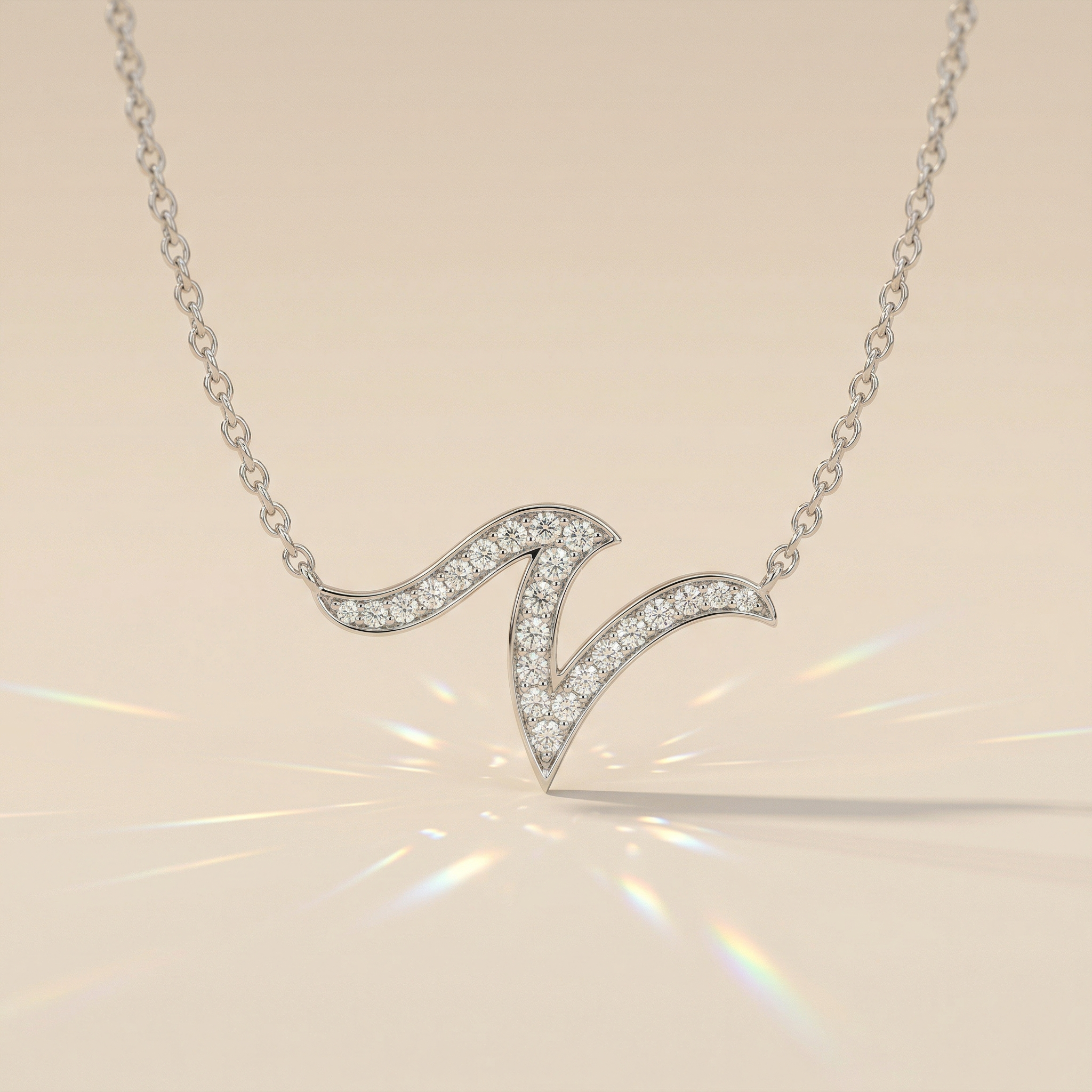 Vague pavé diamant