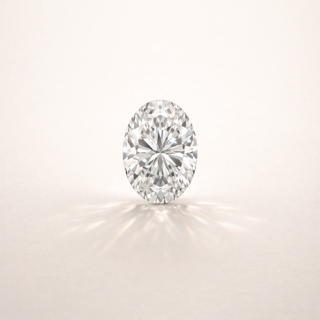 Diamant taille ovale