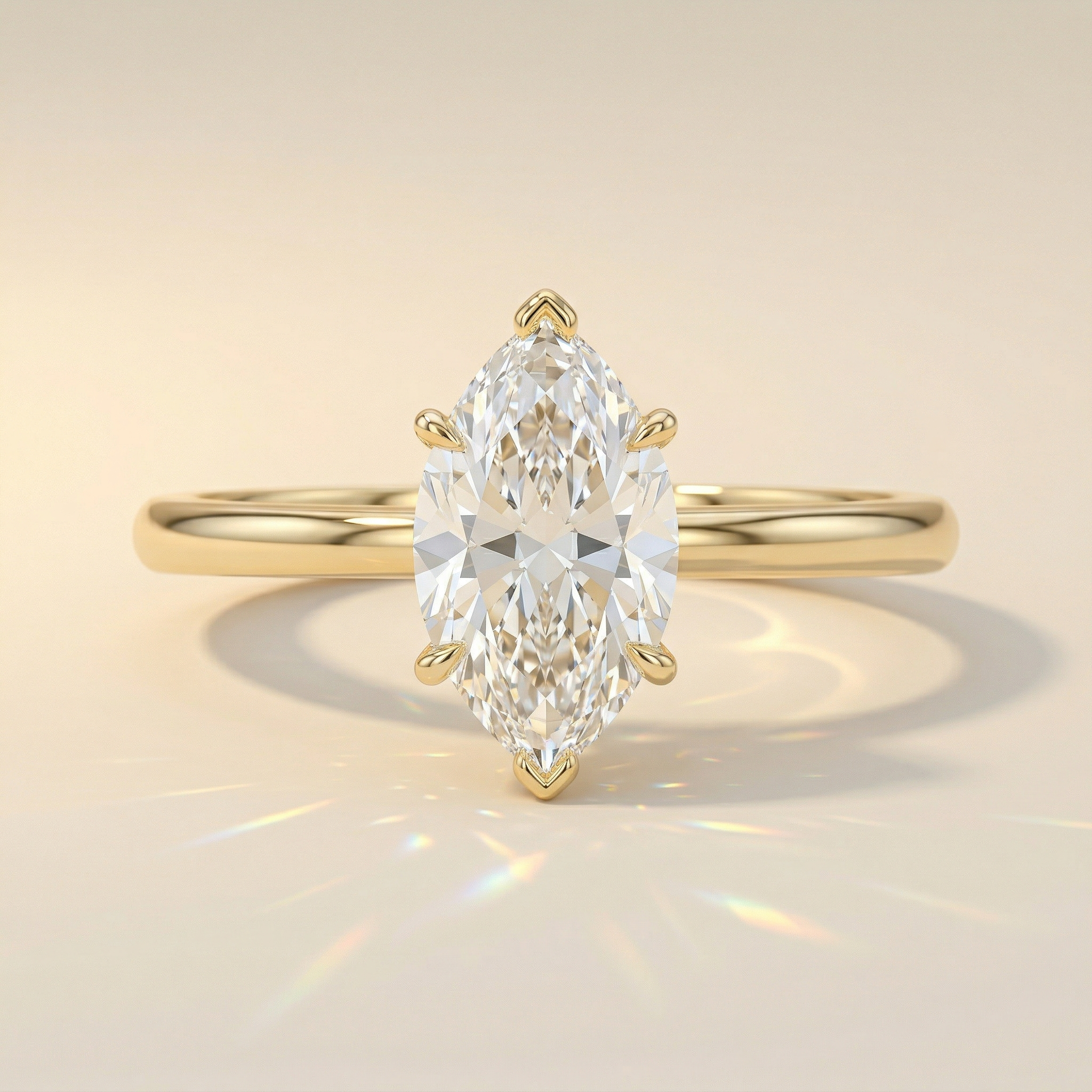 Solitaire  marquise