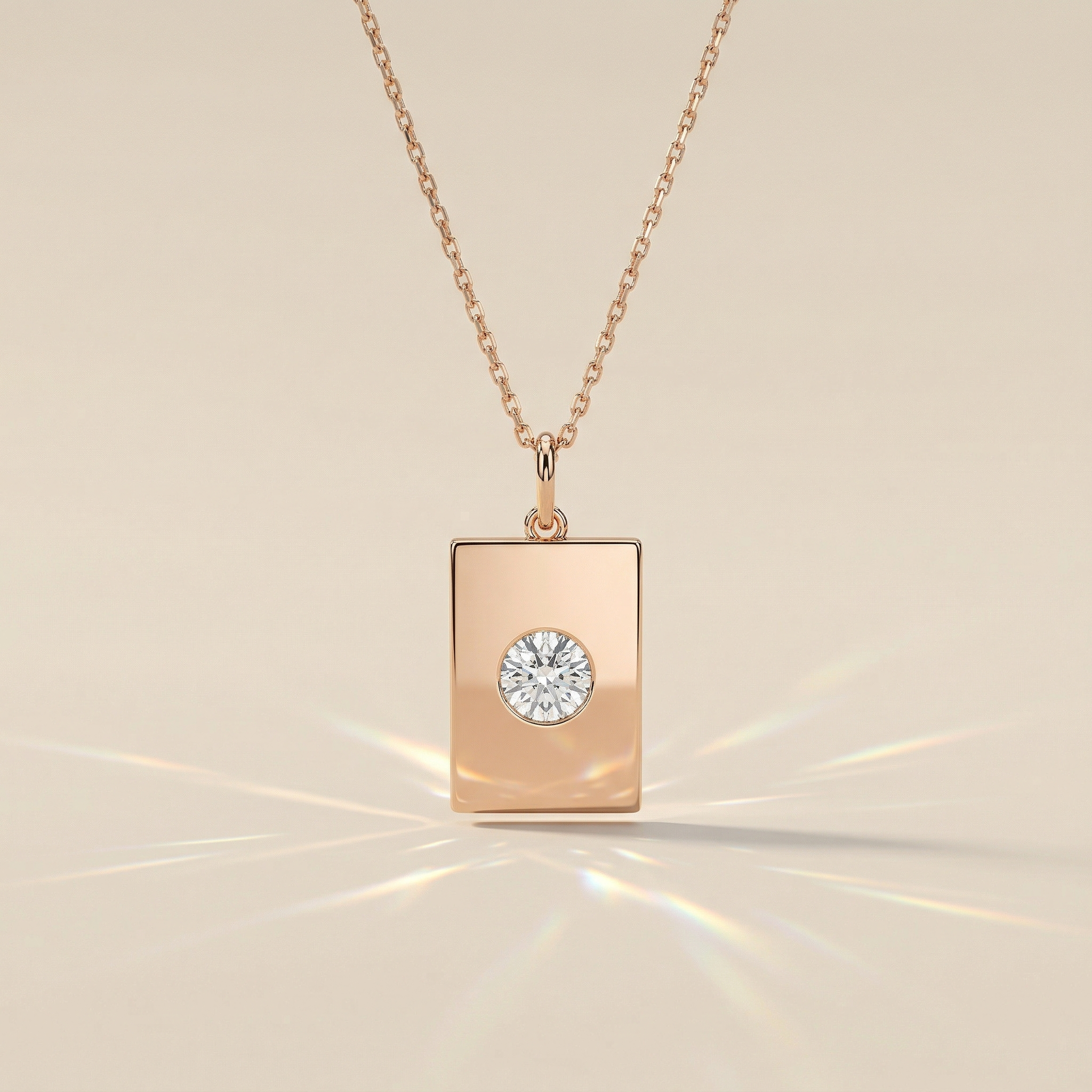 Plaque brillant rond serti masse