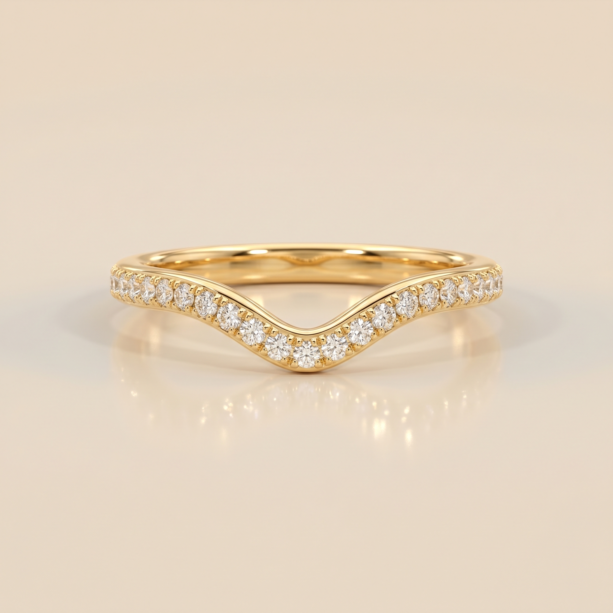 Tour complet chevron arrondi brillant rond