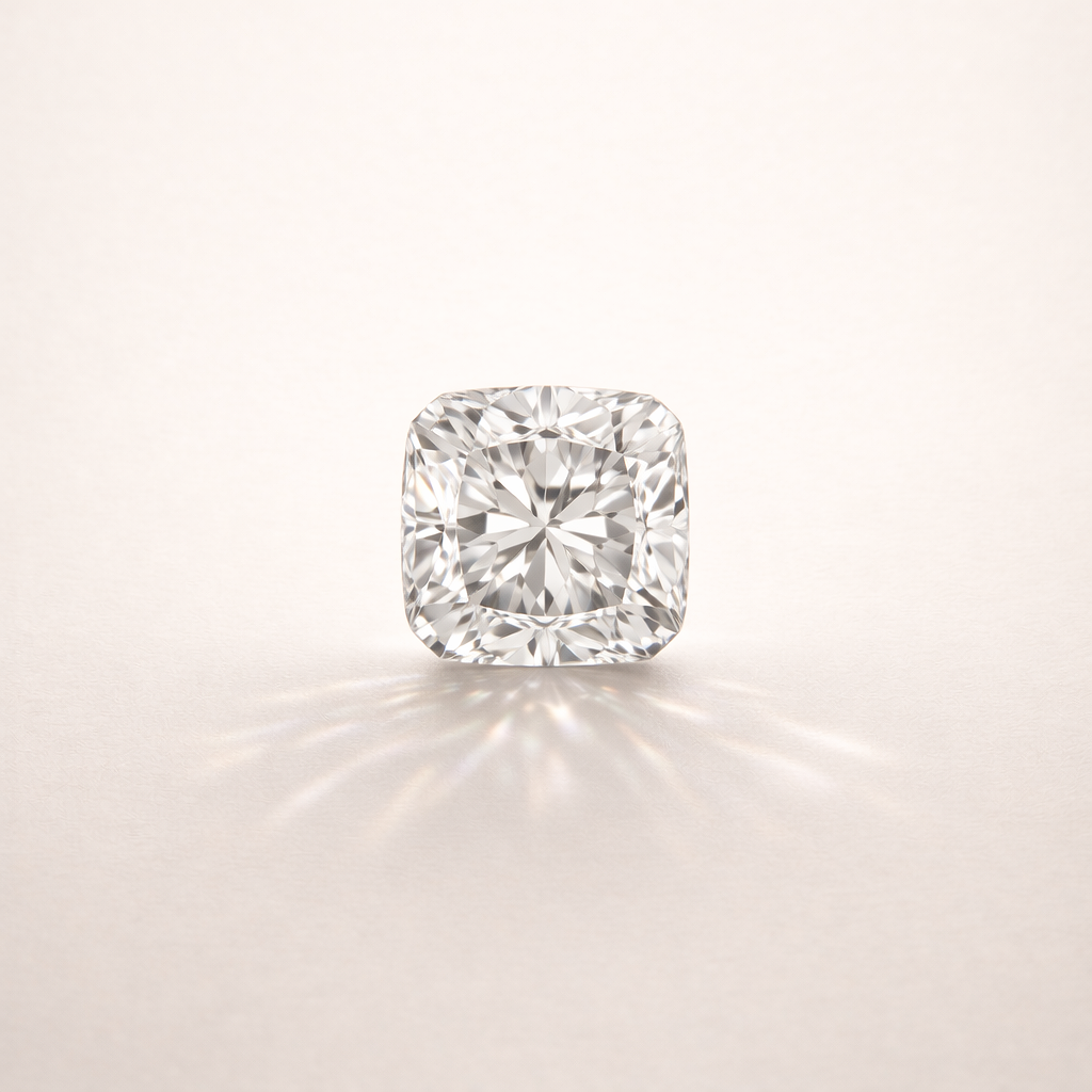 Diamant taille coussin