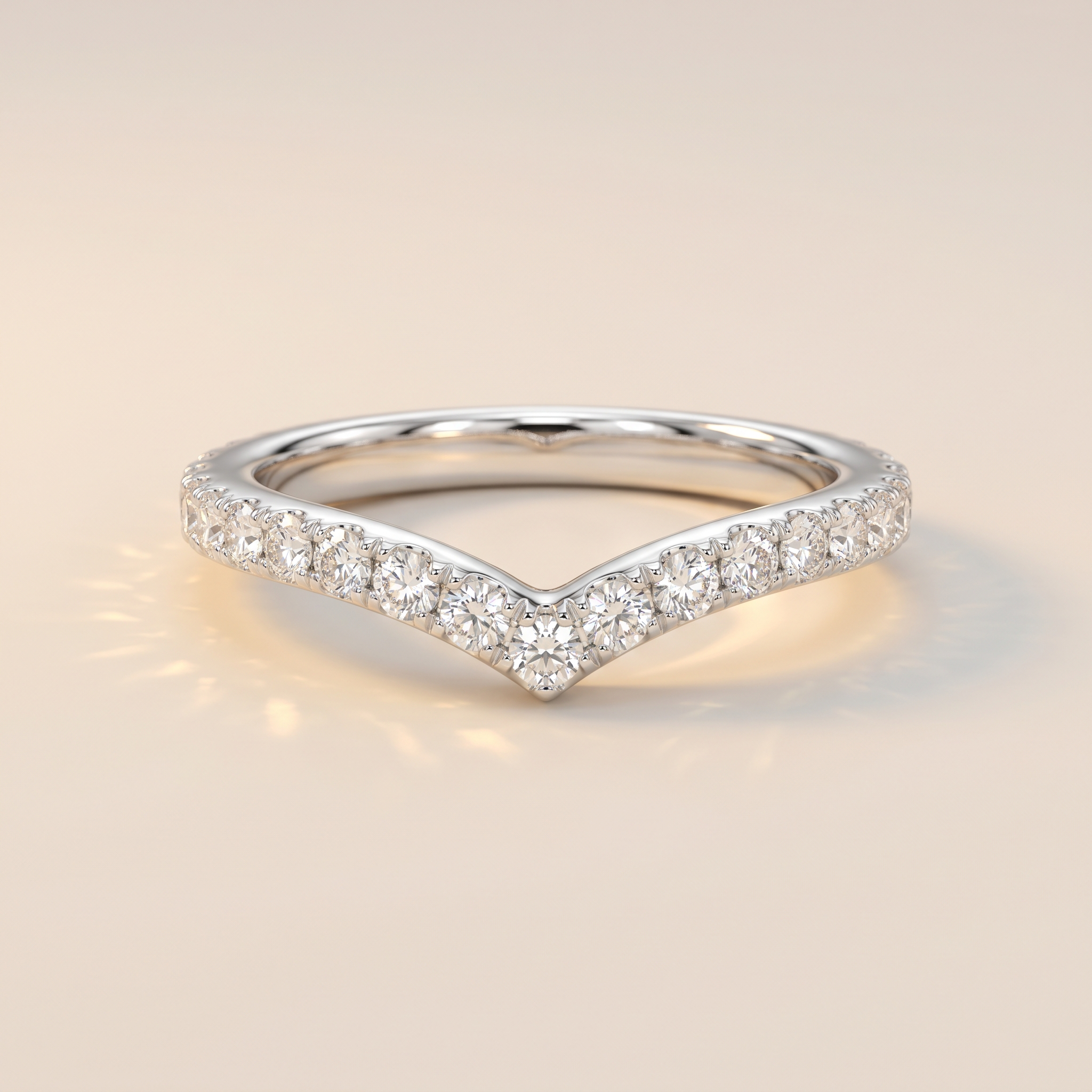 Tour complet chevron brillant rond