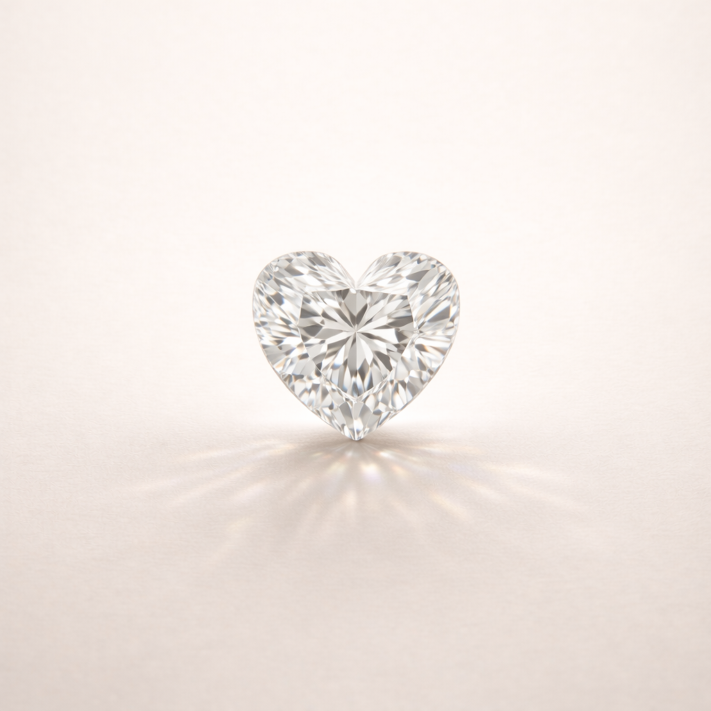 Diamant taille coeur