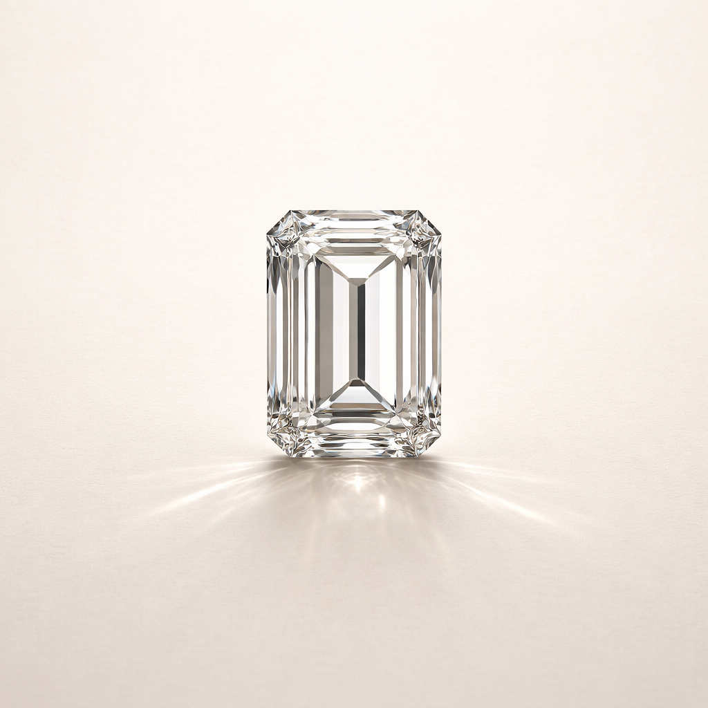 Diamant taille émeraude