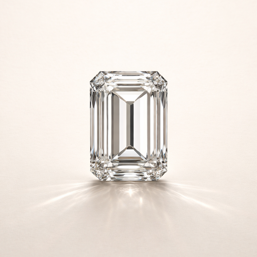 Diamant taille émeraude