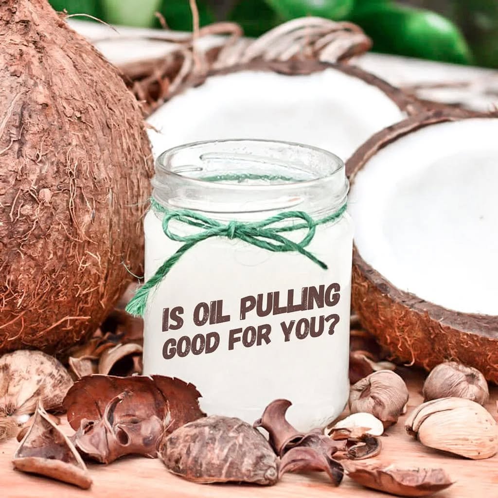 ■ What is oil pulling?⠀
Oil pulling is the practice of swishing/holding oil in the mouth for 15 to 20 minutes and then spitting it out. Proponents of this remedy say that it "pulls" out all the bacteria and toxins that build up in the mouth