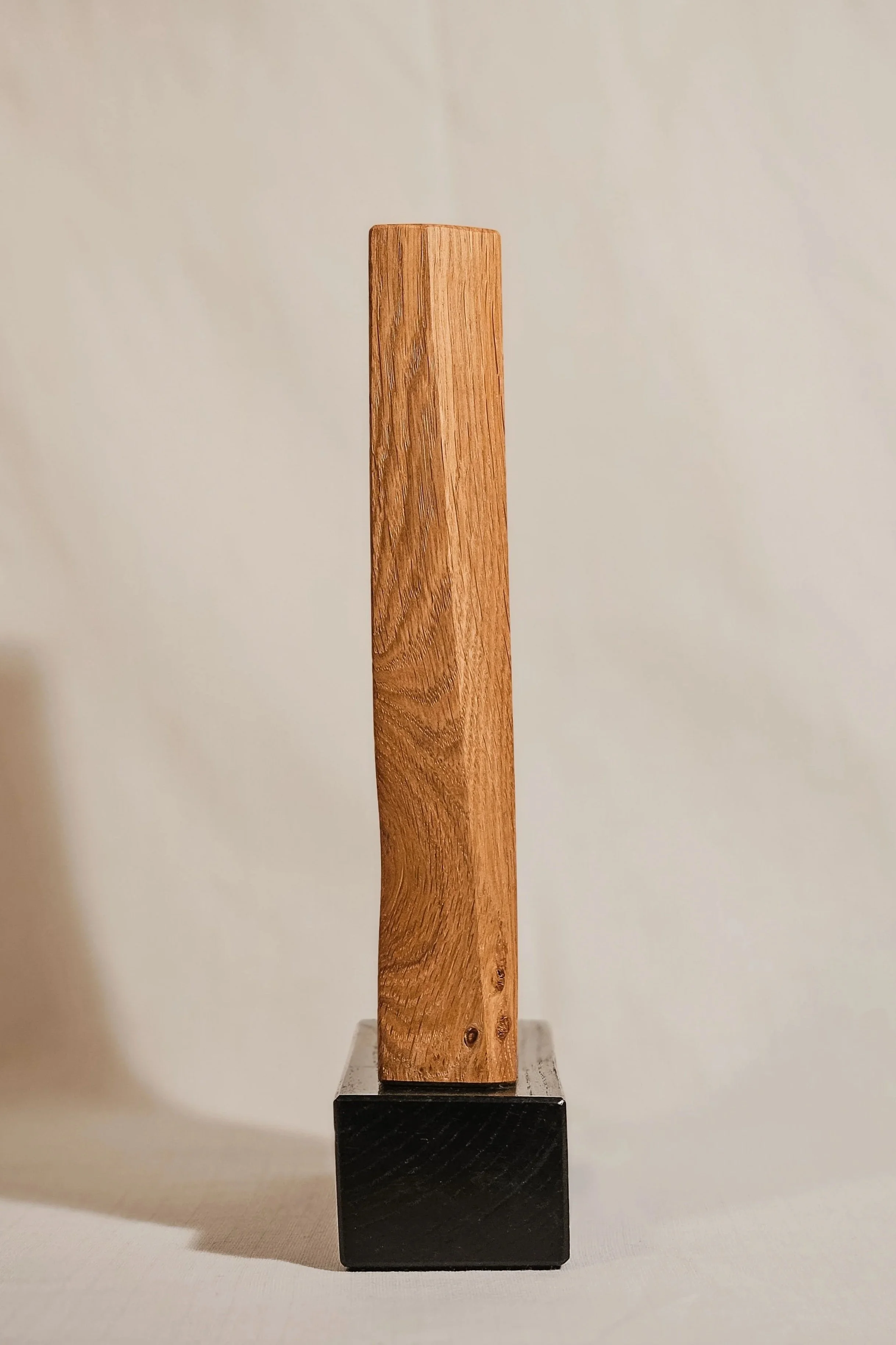 Valoris Pure Award in klarer, reduzierter Form mit natürlicher Holzmaserung