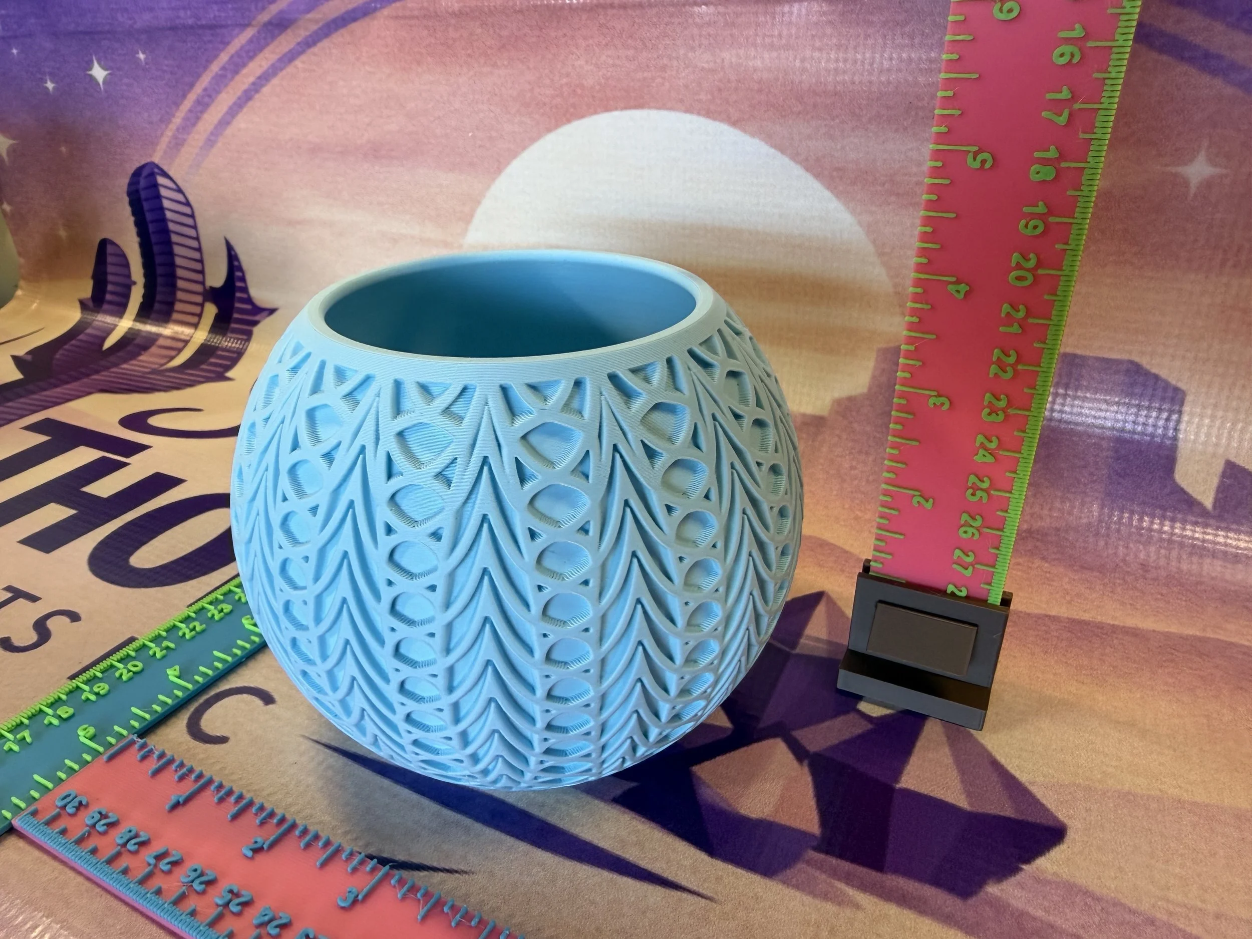 Lactuca Round Bowl – Sky Blue