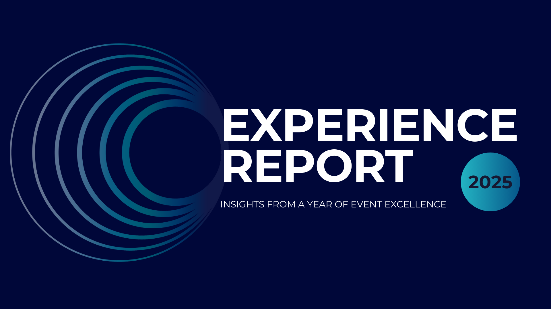 EXPERIENCE REPORT 2025: INSIGHTS FROM A YEAR OF EVENT EXCELLENCE