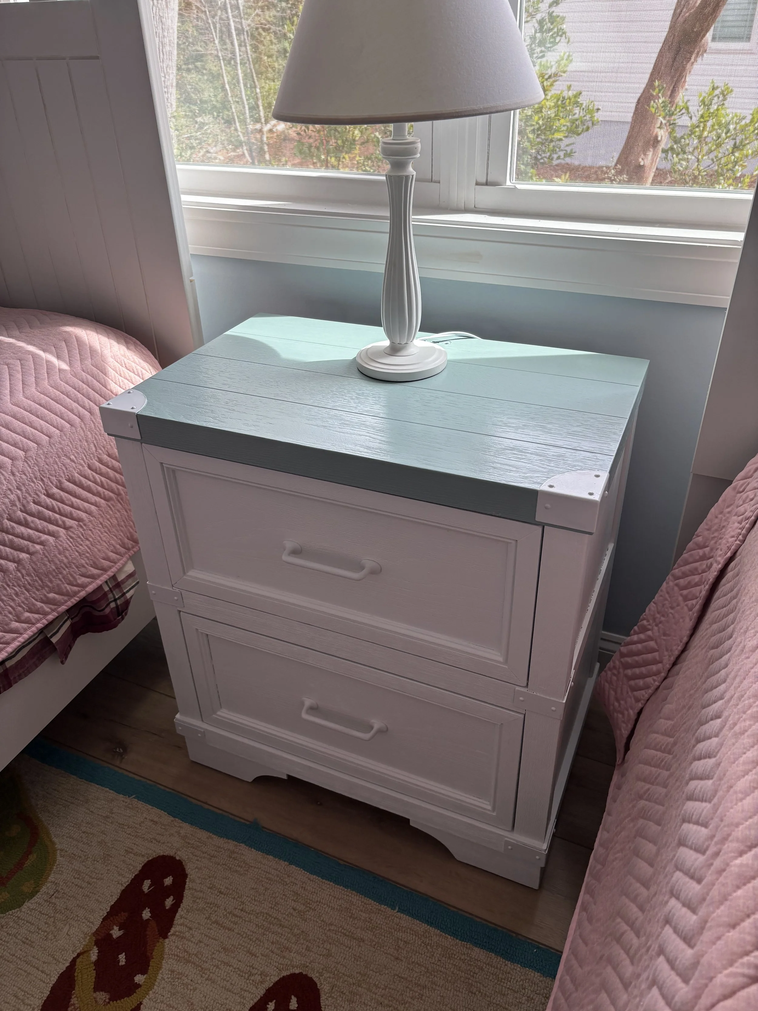 Coastal Charm Bedside Table