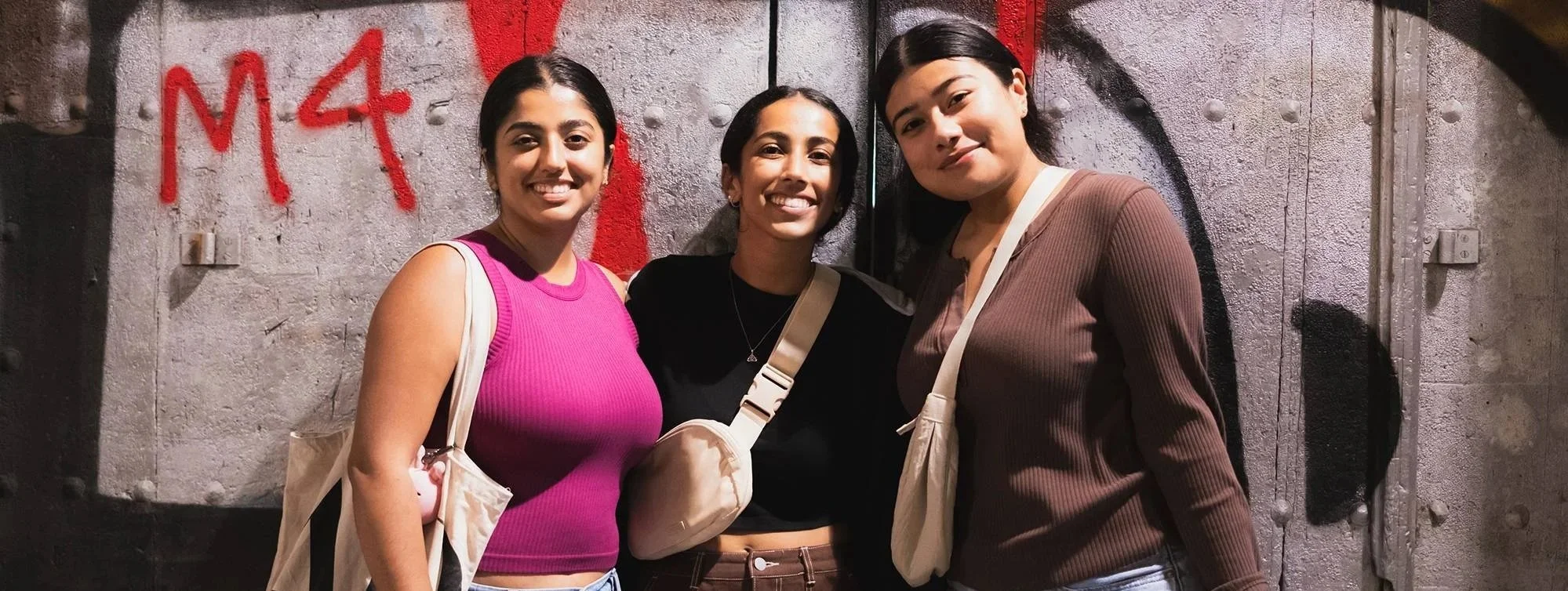 students posing together during a study abroad program in Barcelona