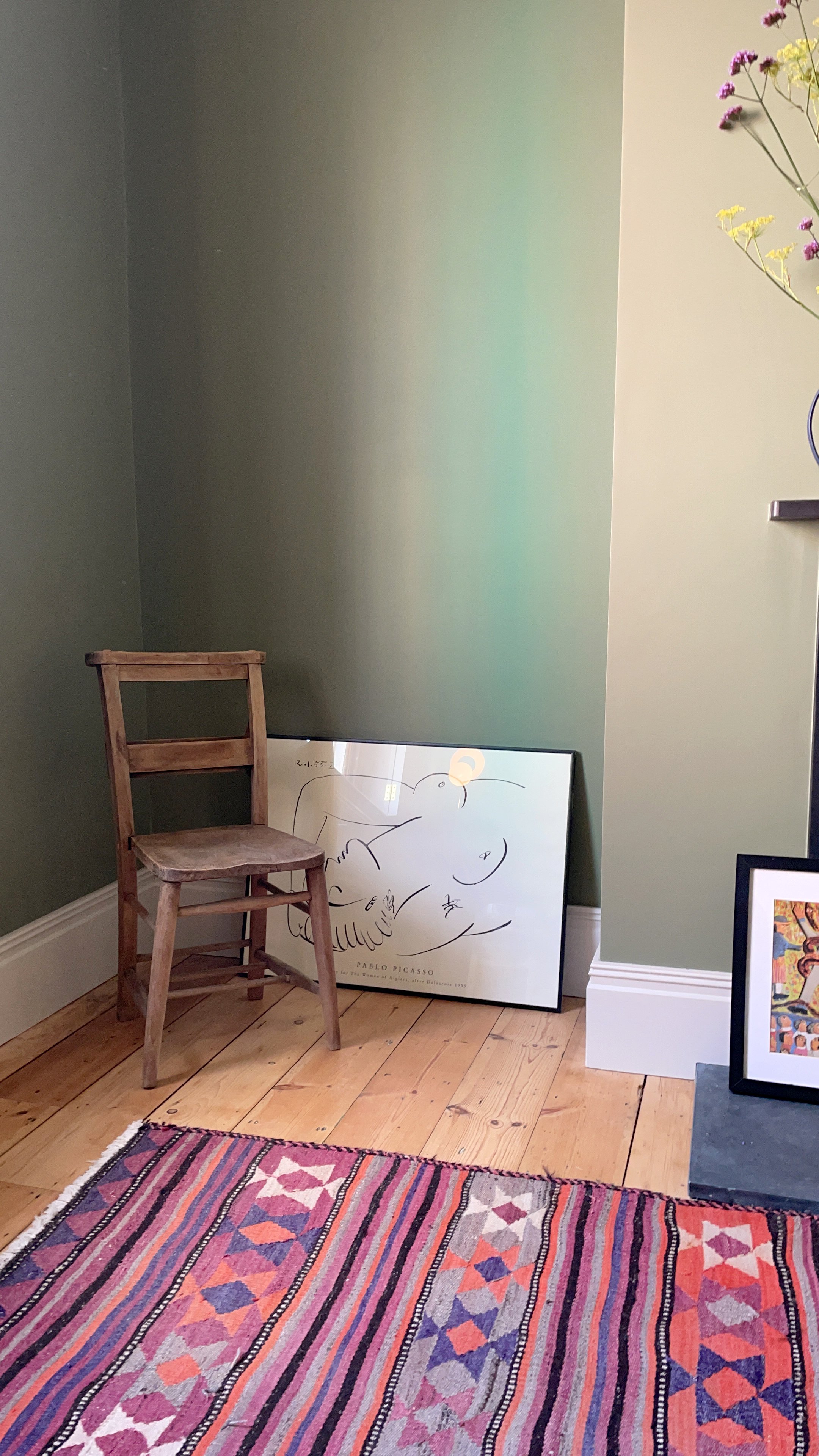 dining room decorated