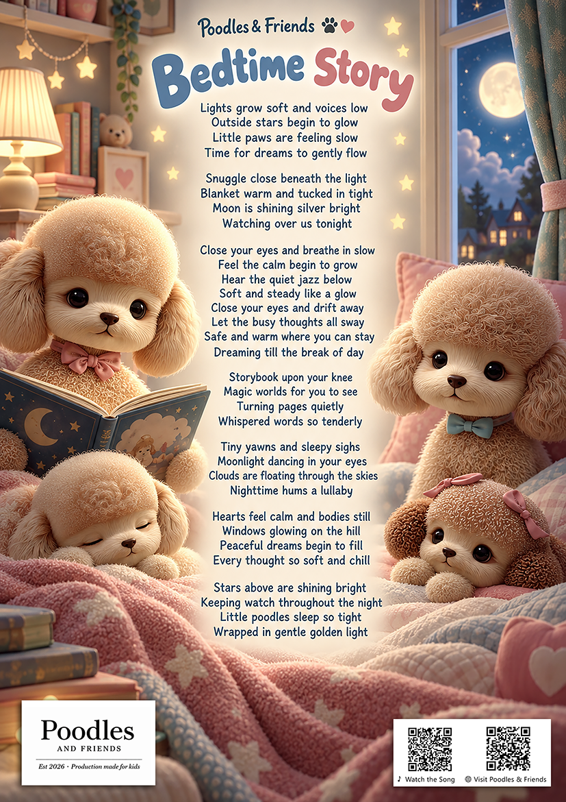 Bedtime Story – Free Printable Learning Song Sheet