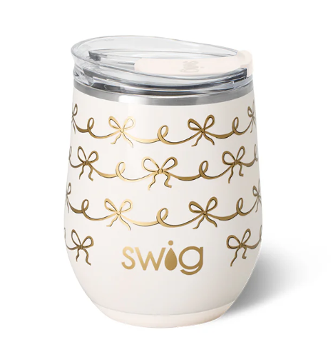 Pretty In Pearl Stemless Wine Glass